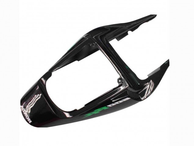 2005-2006 Glossy Black Green Flame Honda CBR600RR Motorcycle Fairings UK