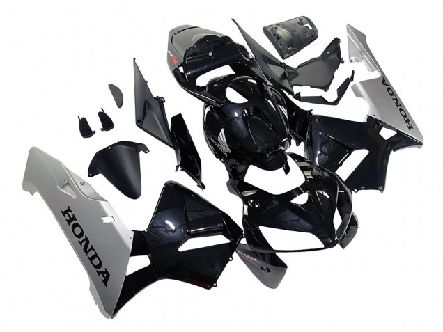 2005-2006 Black Silver Honda CBR600RR Motorcycle Fairing UK