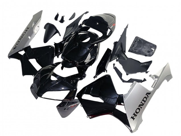 2005-2006 Black Silver Honda CBR600RR Motorcycle Fairing UK