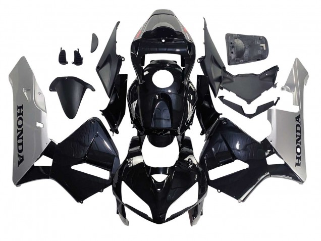 2005-2006 Black Silver Honda CBR600RR Motorcycle Fairing UK