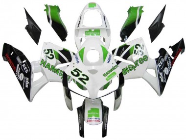 Buy 2005-2006 Green White Black hannspree 52 Honda CBR600RR Motorcycle Fairings UK