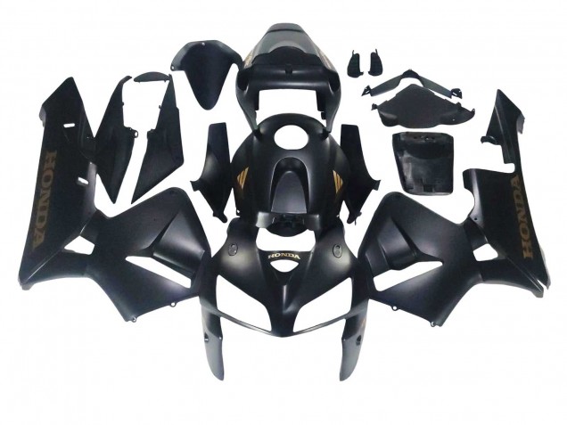 2005-2006 Matte Black Honda CBR600RR Motorcycle Fairings UK
