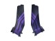 2005-2006 Matte Black Purple Honda CBR600RR Motorcycle Fairings UK