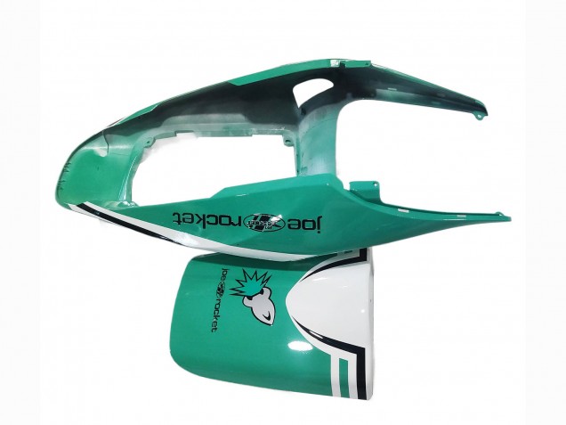 2005-2006 Light Green White Glossy Black JoeRocket Honda CBR600RR Motorcycle Fairings UK