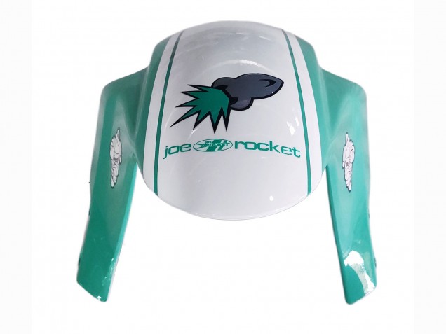 2005-2006 Light Green White Glossy Black JoeRocket Honda CBR600RR Motorcycle Fairings UK