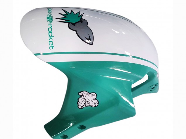 2005-2006 Light Green White Glossy Black JoeRocket Honda CBR600RR Motorcycle Fairings UK