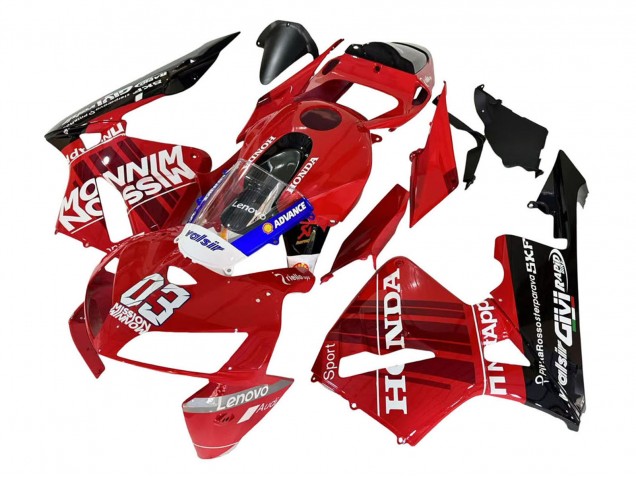 2005-2006 Red Black Valsir 03 Honda CBR600RR Motorcycle Fairings UK