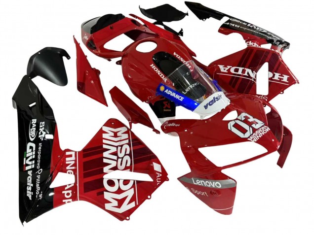 2005-2006 Red Black Valsir 03 Honda CBR600RR Motorcycle Fairings UK