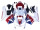 2005-2006 White Red Blue HRC Honda CBR600RR Motorcycle Fairing UK