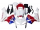 2005-2006 White Blue Red Honda CBR600RR Motorcycle Fairings UK