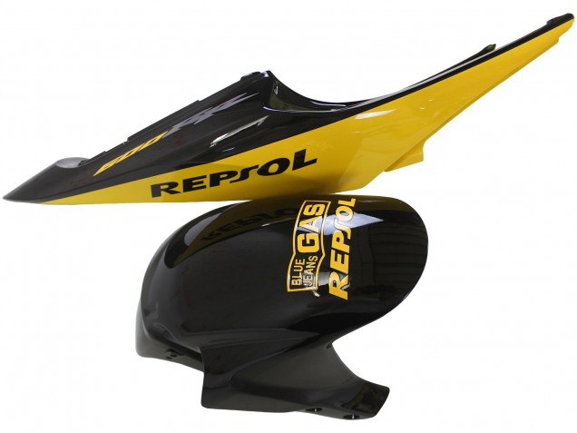 2005-2006 Yellow Black Repsol Honda CBR600RR Motorcycle Fairings UK