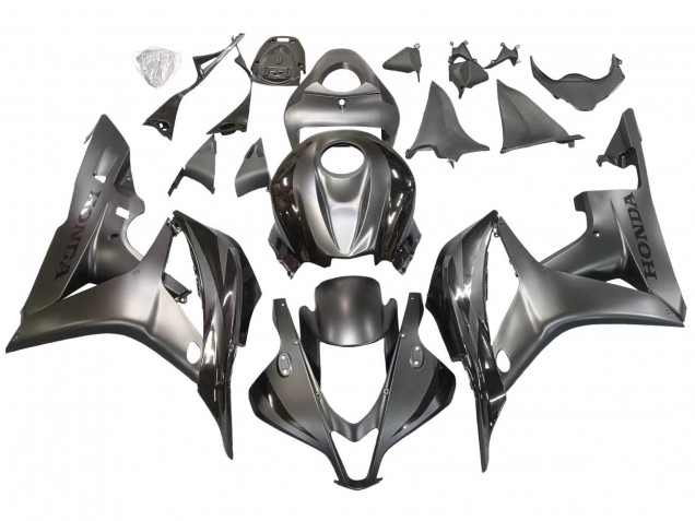 2007-2008 Silver Glossy Black Honda CBR600RR Motorcycle Fairing UK