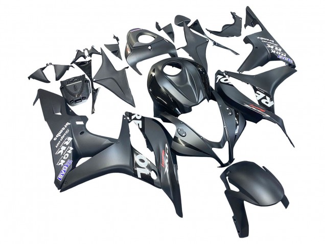 2007-2008 Matte Black White Repsol Honda CBR600RR Motorcycle Fairing UK