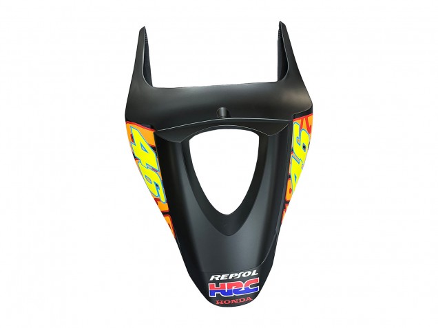 2007-2008 Matte Black Orange Red Rossi Repsol 46 Honda CBR600RR Motorcycle Fairings UK