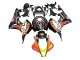 2007-2008 Matte Black Orange Red Rossi Repsol 46 Honda CBR600RR Motorcycle Fairings UK