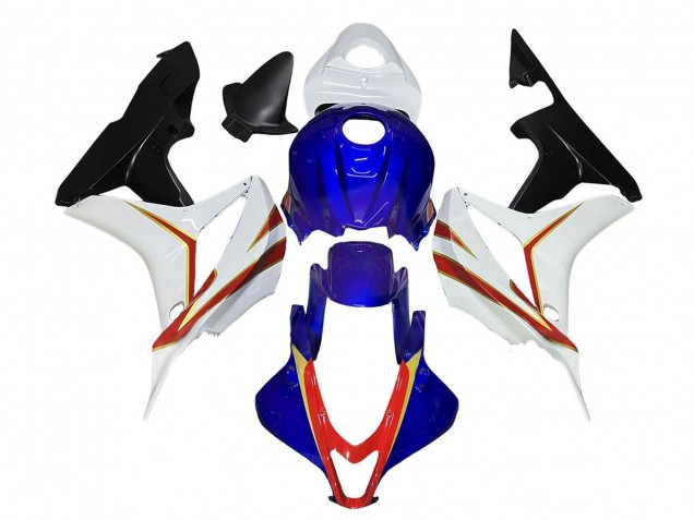 2007-2008 White Blue Red Glossy Black Honda CBR600RR Motorcycle Fairings UK