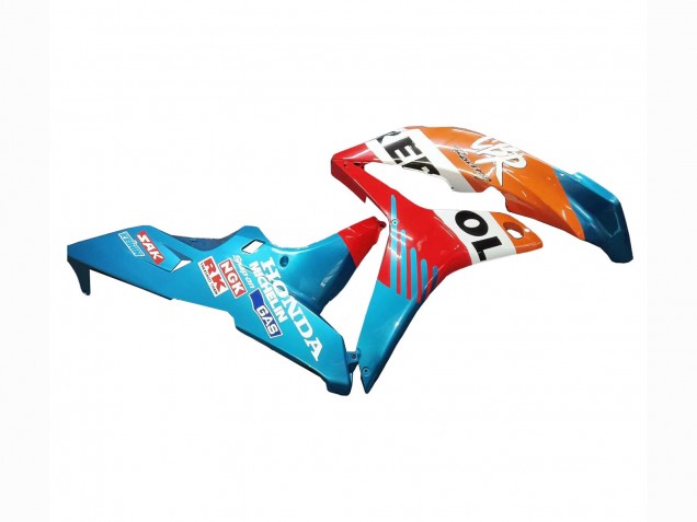 2007-2008 Orange White Red Blue Repsol Honda CBR600RR Motorcycle Fairings UK