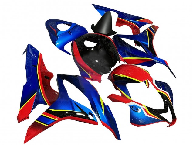 2007-2008 Blue Red Yellow Glossy Black Honda CBR600RR Motorcycle Fairings UK