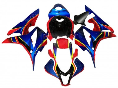 Buy 2007-2008 Blue Red Yellow Glossy Black Honda CBR600RR Motorcycle Fairings UK