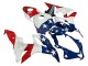 2007-2008 White Blue Red Star Honda CBR600RR Motorcycle Fairings UK