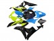 2007-2008 Blue Yellow Glossy Black Honda CBR600RR Motorcycle Fairings UK
