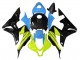 2007-2008 Blue Yellow Glossy Black Honda CBR600RR Motorcycle Fairings UK