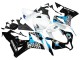 2007-2008 White Light Blue Glossy Black Honda CBR600RR Motorcycle Fairings UK