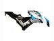 2007-2008 White Light Blue Glossy Black Honda CBR600RR Motorcycle Fairings UK