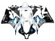 2007-2008 White Light Blue Glossy Black Honda CBR600RR Motorcycle Fairings UK