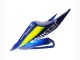 2007-2008 Blue Green MoviStar Castrol Honda CBR600RR Motorcycle Fairings UK