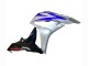 2007-2008 Silver Blue Glossy Black Racing Honda CBR600RR Motorcycle Fairings UK