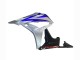 2007-2008 Silver Blue Glossy Black Racing Honda CBR600RR Motorcycle Fairings UK