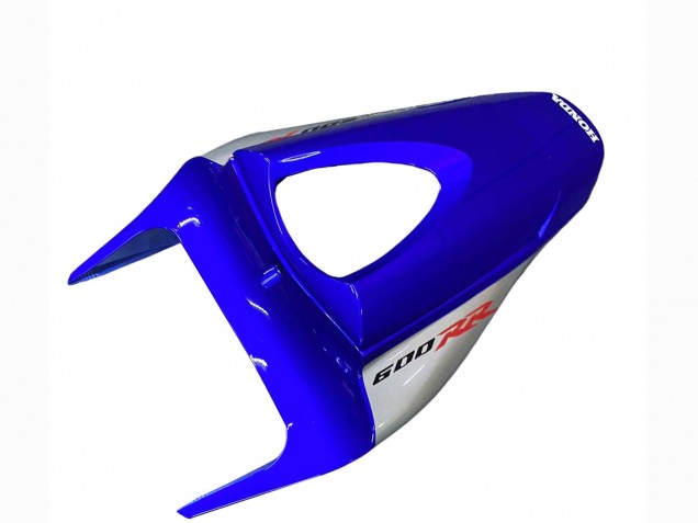 2007-2008 Silver Blue Glossy Black Racing Honda CBR600RR Motorcycle Fairings UK