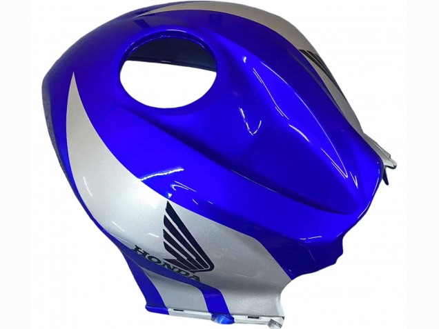 2007-2008 Silver Blue Glossy Black Racing Honda CBR600RR Motorcycle Fairings UK