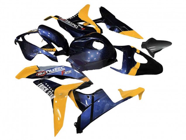 2007-2008 Orange Dark Blue Trick Star 06 Honda CBR600RR Motorcycle Fairings UK