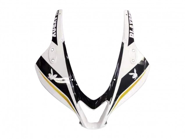 2007-2008 White Gold Glossy Black Playboy Honda CBR600RR Motorcycle Fairing UK