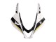 2007-2008 White Gold Glossy Black Playboy Honda CBR600RR Motorcycle Fairing UK