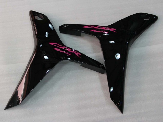 2007-2008 Pink Glossy Black Racing Honda CBR600RR Motorcycle Fairings UK