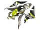 2007-2008 Grey Fluorescent Yellow Shark Honda CBR600RR Motorcycle Fairings UK