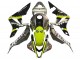 2007-2008 Grey Fluorescent Yellow Shark Honda CBR600RR Motorcycle Fairings UK