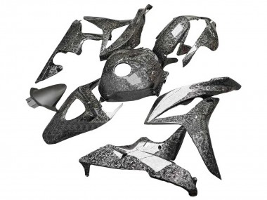 Buy 2007-2008 Black Forged Carbon Fiber Honda CBR600RR Motorcycle Fairings UK