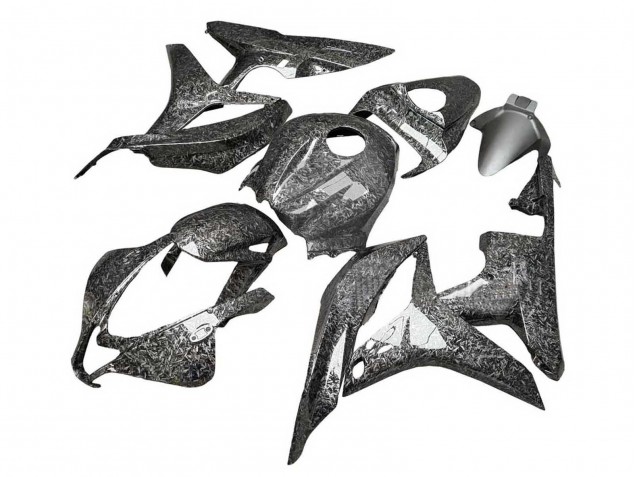 2007-2008 Black Forged Carbon Fiber Honda CBR600RR Motorcycle Fairings UK