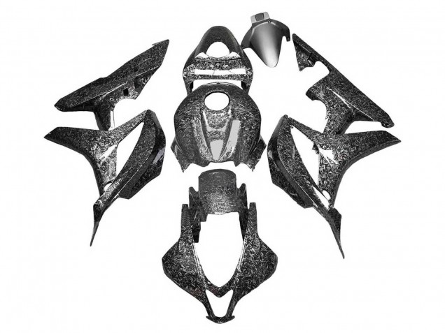 2007-2008 Black Forged Carbon Fiber Honda CBR600RR Motorcycle Fairings UK