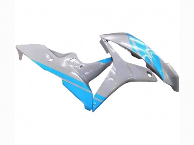 2007-2008 Glossy Grey Light Blue Honda CBR600RR Motorcycle Fairings UK