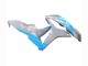 2007-2008 Glossy Grey Light Blue Honda CBR600RR Motorcycle Fairings UK