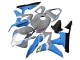 2007-2008 Nardo Grey Blue White Glossy Black Honda CBR600RR Motorcycle Fairings UK