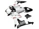 2007-2008 White Matte Black Red Repsol Honda CBR600RR Motorcycle Fairings UK