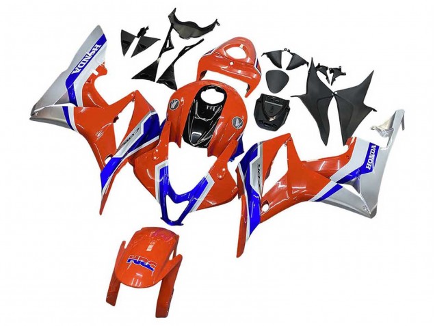 2007-2008 Silver Blue Red HRC Honda CBR600RR Motorcycle Fairings UK