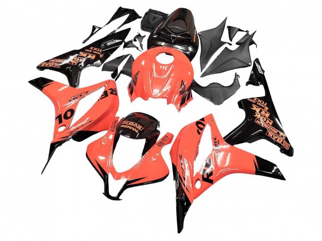 2007-2008 Orange Glossy Black Repsol Honda CBR600RR Motorcycle Fairings UK