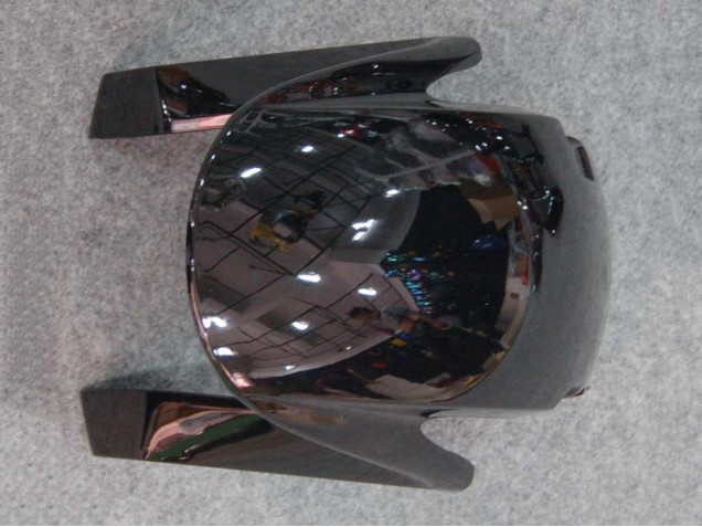 2007-2008 Glossy Black Orange Flame Honda CBR600RR Motorcycle Fairings UK